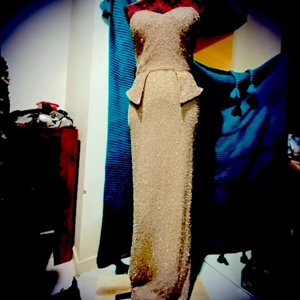Eileen Kirby - designer for Moulin Rouge  floor length formal gown - Picture 3 of 7